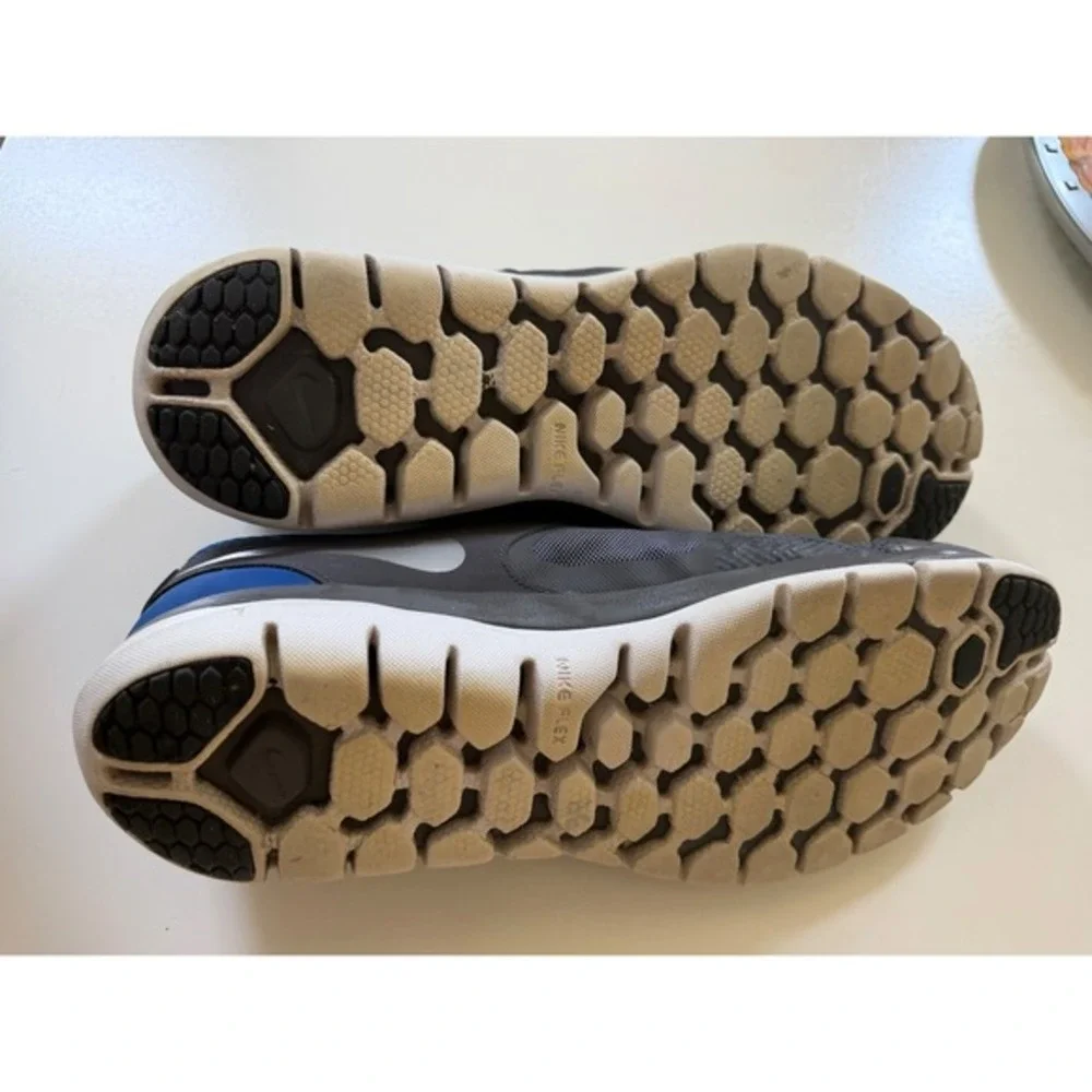 Size 15 - Nike Flex 2014 Run Mens Midnight Navy Silver‎          1733